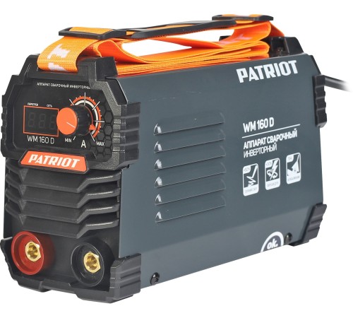 Сварочный аппарат Patriot WM160D инвертор ММА 6.8кВт
