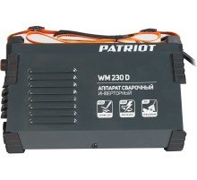 Сварочный аппарат Patriot WM230D инвертор ММА 10.7кВт