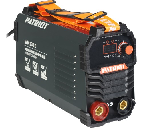 Сварочный аппарат Patriot WM230D инвертор ММА 10.7кВт