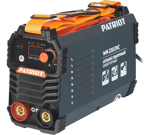 Сварочный аппарат Patriot WM230DVC инвертор ММА 10.7кВт (кейс в комплекте)