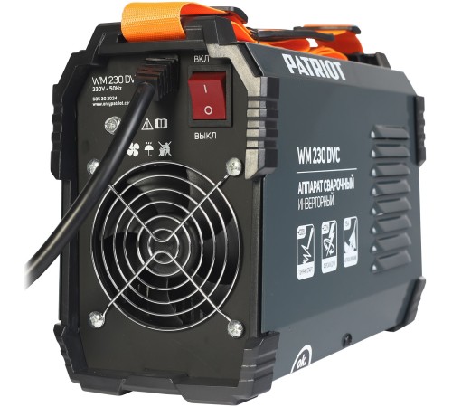Сварочный аппарат Patriot WM230DVC инвертор ММА 10.7кВт (кейс в комплекте)