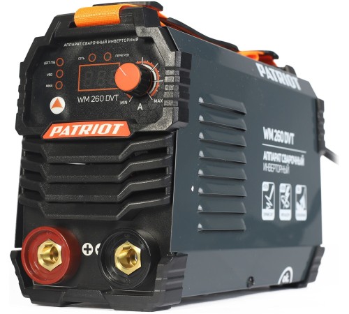Сварочный аппарат Patriot WM260DVT инвертор MMA/TL/vrd 12.5кВт