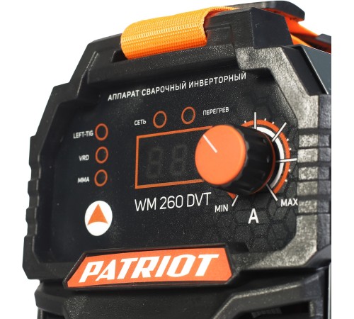 Сварочный аппарат Patriot WM260DVT инвертор MMA/TL/vrd 12.5кВт