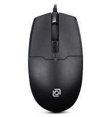 Мышь Оклик 147M V2 USB черный оптическая (1600dpi) USB для ноутбука (4but)