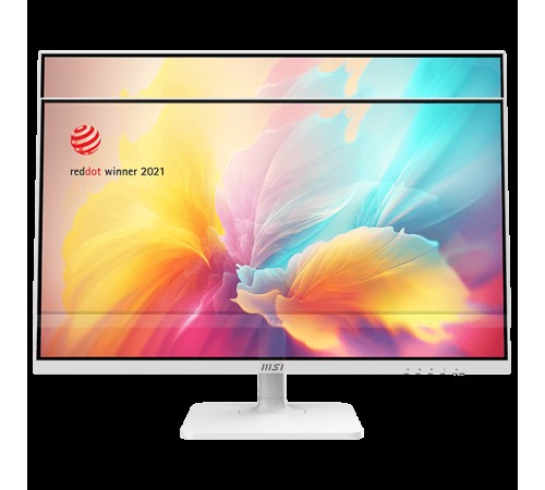 Монитор 27" MSI Modern MD272QXPW White (IPS, 2560x1440, HDMI+DP+Type C, 4 ms, 178°/178°, 400 cd/m, 1000:1 (100M:1), 100Hz, Spk, Pivot)