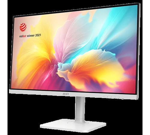 Монитор 27" MSI Modern MD272QXPW White (IPS, 2560x1440, HDMI+DP+Type C, 4 ms, 178°/178°, 400 cd/m, 1000:1 (100M:1), 100Hz, Spk, Pivot)