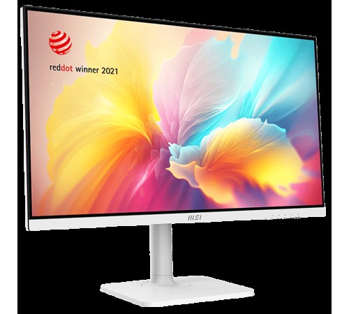 Монитор 27" MSI Modern MD272QXPW White (IPS, 2560x1440, HDMI+DP+Type C, 4 ms, 178°/178°, 400 cd/m, 1000:1 (100M:1), 100Hz, Spk, Pivot)