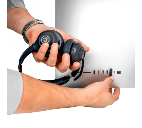 Беспроводная гарнитура Jlab GO Work
Wireless Headset-Black, Version 2,Link USB-C