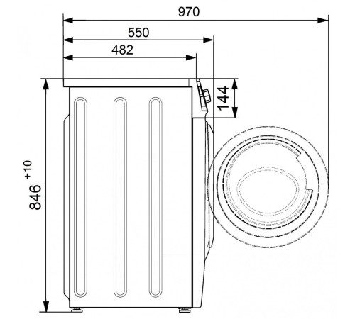 Стиральная машина Атлант СМА-70 C 105-00 класс: A+++ загр.фронтальная макс.:7кг белый