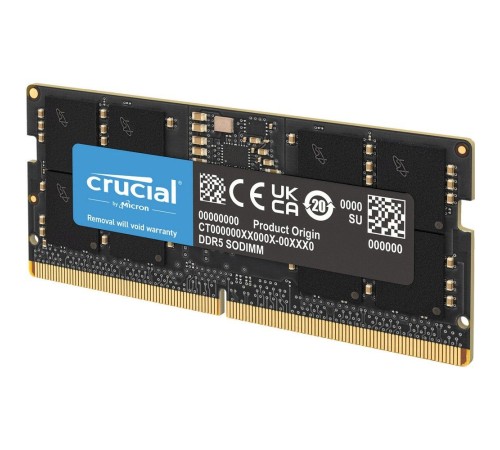 Модуль памяти Crucial 16GB 5600МГц DDR5, SO-DIMM CL40