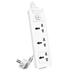 Сетевой  фильтр универсальный Deli ET401/ 3розетки  , 3 м