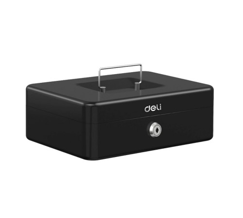 Ящик для денег Deli ET505 85x250x180 черный Ящик для денег Deli ET505 85x250x180 черный