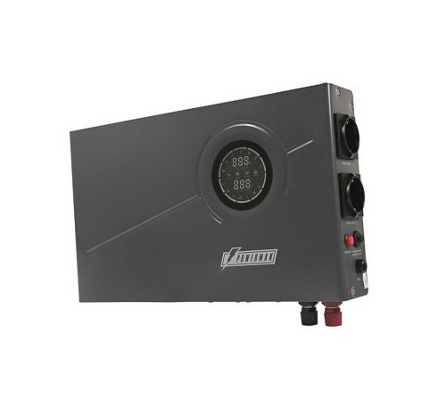 ИБП POWERMAN Smart 500 INV Graphite Мощность 500 ВА / 300 Вт, розетки Shuko - 2 шт. Стабилизирует напряжение питания обо ИБП POWERMAN Smart 500 INV Graphite Мощность 500 ВА / 300 Вт, розетки Shuko - 2 шт. Стабилизирует напряжение питания обо