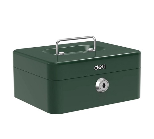 Ящик для денег Deli ET504 9x20x16 зеленый