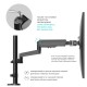 Кронштейн для мониторов Onkron G140 черный 13"-32" макс.16кг настольный поворот и наклон верт.перемещ.