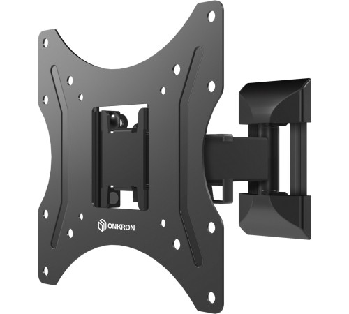 Кронштейн для телевизора Onkron M2S черный 17"-43" макс.35кг настенный поворот и наклон
