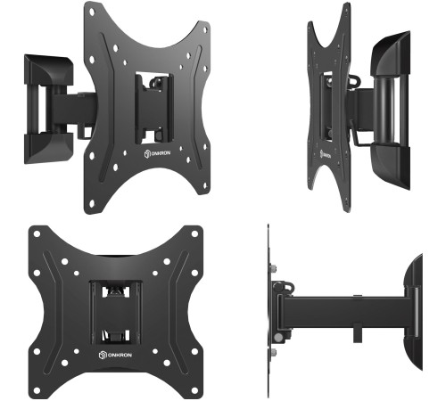 Кронштейн для телевизора Onkron M2S черный 17"-43" макс.35кг настенный поворот и наклон
