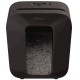 Шредер Fellowes PowerShred LX25 черный (секр.P-4)/перекрестный/6лист./11.5лтр./скрепки/скобы/пл.карты