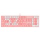 Клавиатура A4Tech Bloody B800 Dual Color механическая розовый/белый USB Multimedia for gamer LED