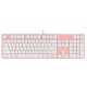 Клавиатура A4Tech Bloody B800 Dual Color механическая розовый/белый USB Multimedia for gamer LED