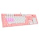 Клавиатура A4Tech Bloody B800 Dual Color механическая розовый/белый USB Multimedia for gamer LED