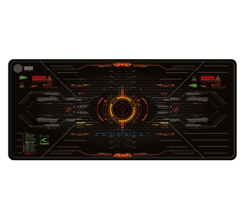 Коврик для мыши Cactus Skytrek черный 900x400x3мм Коврик для мыши Cactus Skytrek черный 900x400x3мм