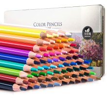 Карандаши цв. Deli 6568 липа 72цв. мет.кор.