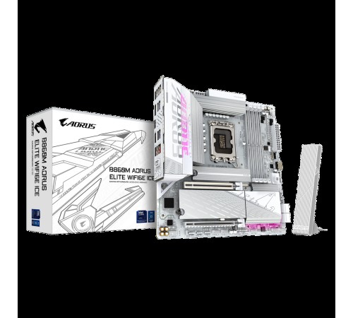 Материнская плата Gigabyte B860M AORUS ELITE WIFI6E ICE,