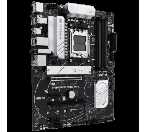 Материнская плата ASUS PRIME B650-PLUS WIFI AM5 ATX 4xDDR5 2xPCIEx16 2xPCIEx1 2xM.2 USB-C DP HDMI 2.5GLAN WIFI 6E
