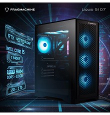 Компьютер FragMachine Liquid  5107 (i5-13400F, DDR5 32GB, SSD 2Tb, RTX 4070 Super, Win 10 Pro)
