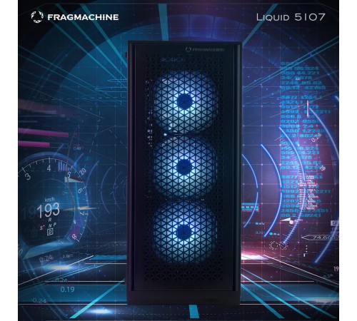 Компьютер FragMachine Liquid  5107 (i5-13400F, DDR5 32GB, SSD 2Tb, RTX 4070 Super, Win 10 Pro)