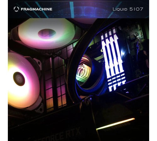 Компьютер FragMachine Liquid  5107 (i5-13600KF, DDR5 32GB, SSD 2Tb, RTX 4070Ti Super, Win 10 Pro)