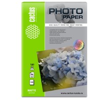 Фотобумага Cactus CS-MA6180100 A6/180г/м2/100л./белый матовое для струйной печати