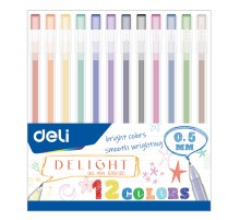 Набор ручек гелев. Deli Delight EG119-12C (12шт)