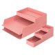 Органайзер настольный Deli ENS001pink Nusign розовый пластик