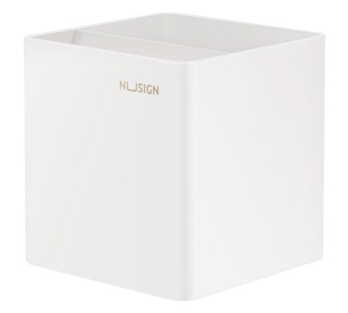 Подставка Deli ENS011WHITE Nusign для пишущих принадлежностей белый пластик Подставка Deli ENS011WHITE Nusign для пишущих принадлежностей белый пластик
