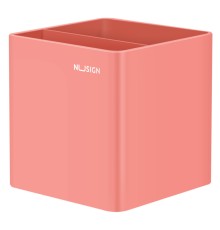 Подставка Deli ENS011PINK Nusign для пишущих принадлежностей розовый пластик