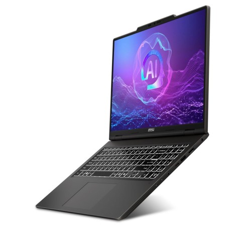Ноутбук MSI Venture A16 AI+ A3HMG-026XRU AMD Ryzen AI 7 350/16Gb/SSD1Tb/16"/OLED/2K (2048*1280)/120Hz/NoOS/Solid Gray (9S7-261K21-026)
