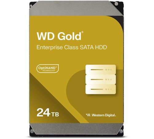 Жесткий диск Western Digital 3.5" 24TB SATA 6Gb/s 7200RPM 512MB WD242KRYZ Gold