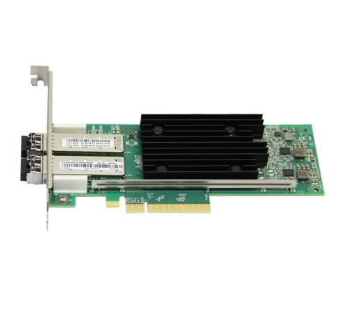 Сетевой адаптер Qlogic QLE2772-SR-SP (MA2810401-C2 C) 32Gb/s FC HBA, 2-port, PCIe v4.0 x8, LowProfile, LC SR MMF, В комплекте две планки (LP + FH)