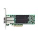 Сетевой адаптер Qlogic QLE2772-SR-SP (MA2810401-C2 C) 32Gb/s FC HBA, 2-port, PCIe v4.0 x8, LowProfile, LC SR MMF, В комплекте две планки (LP + FH)