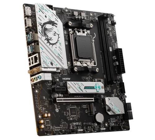 Материнская плата MSI B650M GAMING WIFI B650, AM5, 2*DDR5, 1*PCIEx16, 1*PCIEx1, 2*M.2, 1*TypeC, 7*USB3.2Gen1, 6*USB2.0, 4*SATA3.0, 2.5G, DP, HDMI, M-ATX, RTL