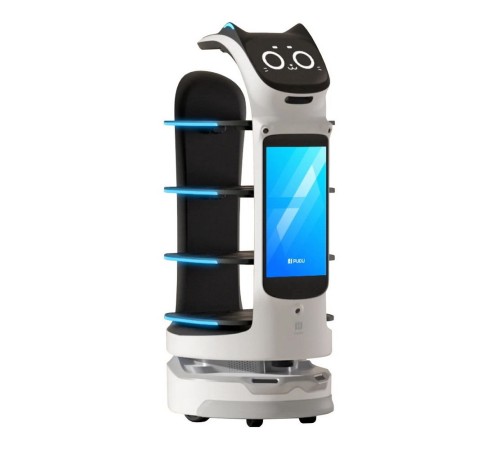 Сервисный робот-доставщик PuduRobotics модели BellaBot Pro (цвет: белый) Сервисный робот-доставщик PuduRobotics модели BellaBot Pro (цвет: белый)