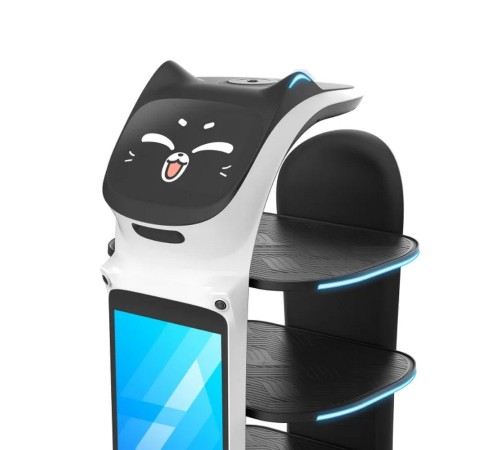 Сервисный робот-доставщик PuduRobotics модели BellaBot Pro (цвет: белый) Сервисный робот-доставщик PuduRobotics модели BellaBot Pro (цвет: белый)