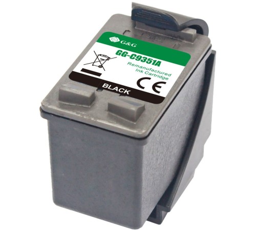 Картридж струйный G&G GG-C9351A черный (17мл) для HP DJ 3920/3940/D1360/D1460/D1470/D1560/D2330/D2360/D2430/D2460/F370/F375/F380/F2180/F2187/F2224/F2280/F2290/F4140/F4172/F4180/F4190