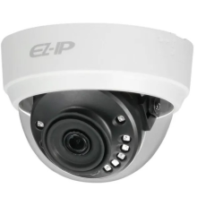 EZ-IP Видеокамера IP купольная, 1/2.7" 2 Мп КМОП @ 25 к/с, 20м ИК, 0.01 Лк @F2.0, объектив 3.6 мм, DWDR, 3D DNR, H.265+/H.265/H.264/H.264+, 2 потока, Детекция движения, -40~+60°C (EZ-IPC-D1B20P-0360B)