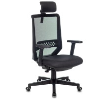 Кресло руководителя Бюрократ EXPERT черный TW-01 38-418 сетка/ткань с подголов. крестовина пластик