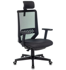 Кресло руководителя Бюрократ EXPERT черный TW-01 38-418 сетка/ткань с подголов. крестовина пластик