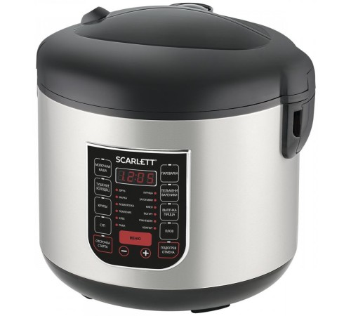 Мультиварка Scarlett SC-MC410S27 серебристый/черный Мультиварка Scarlett SC-MC410S27 серебристый/черный