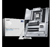 Материнская плата MSI PRO Z890-S WIFI PZ Z890, LGA1851, 4*DDR5, 4*PCIEx16, 3*M.2, 2*TypeC, 6*USB3.2Gen1, 4*USB2.0, 4*SATA3.0, 2.5G, Type-C(DP), DP, HDMI, ATX, RTL
